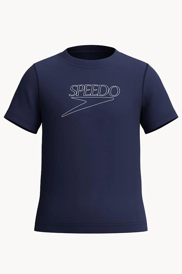 Boys Classic Logo Short Sleeve Suntop - Image 3