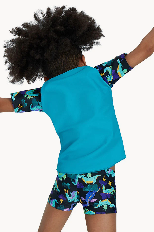 Boys Dragon Sunsuit Set - Image 2