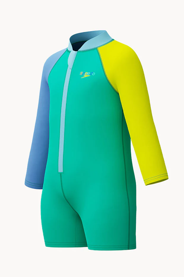 Boys Long Sleeve Zip Sunsuit - Image 3