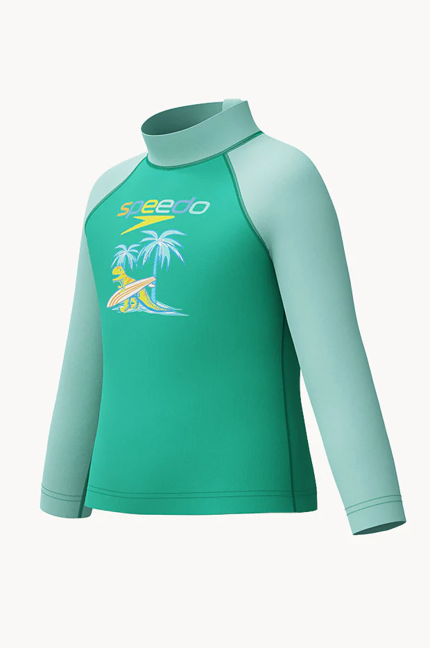 Boys Print Long Sleeve Suntop - Image 3