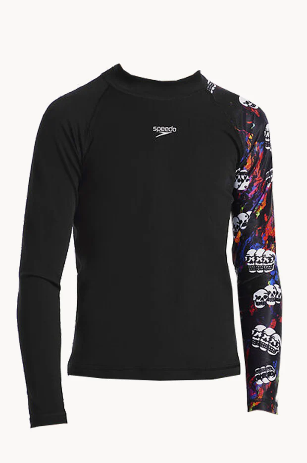 Boys Skull Long Sleeve Suntop - Image 2