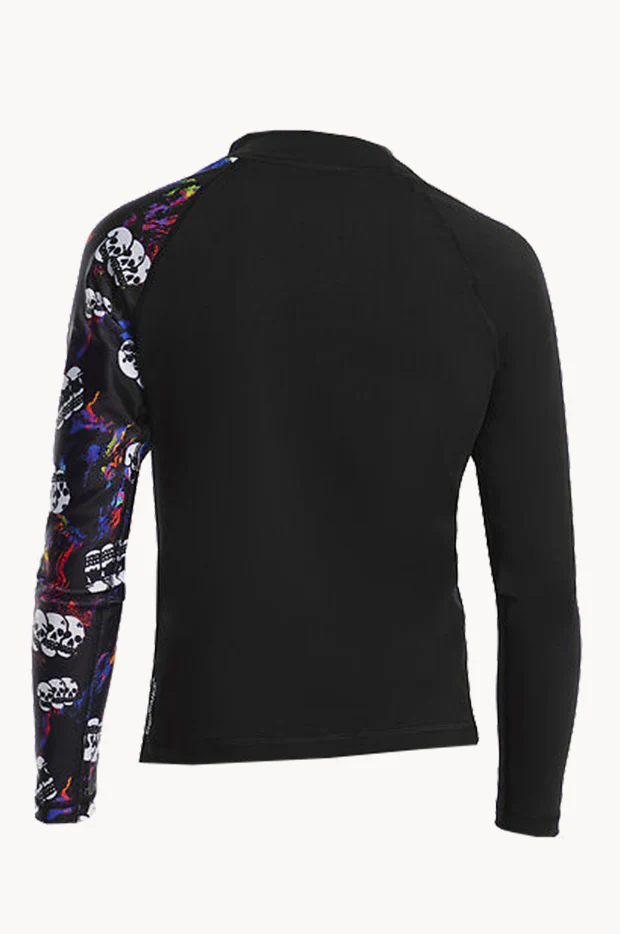 Boys Skull Long Sleeve Suntop - Image 3