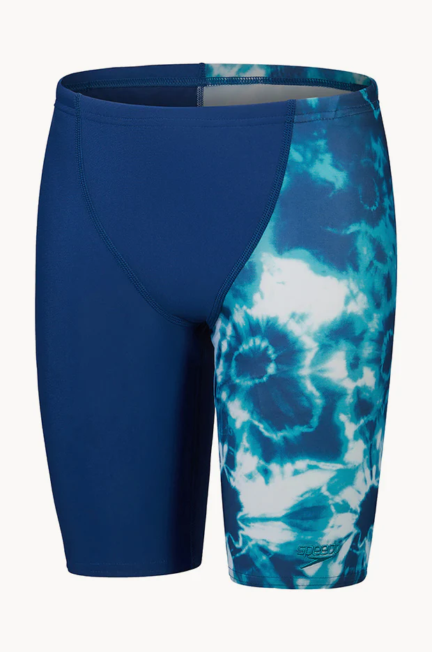 Boys Tie Dye Digital V Cut Jammer - Image 3