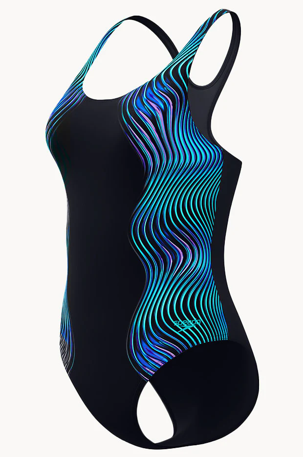 Engineered Print Butterfly Back One Piece - Image 3