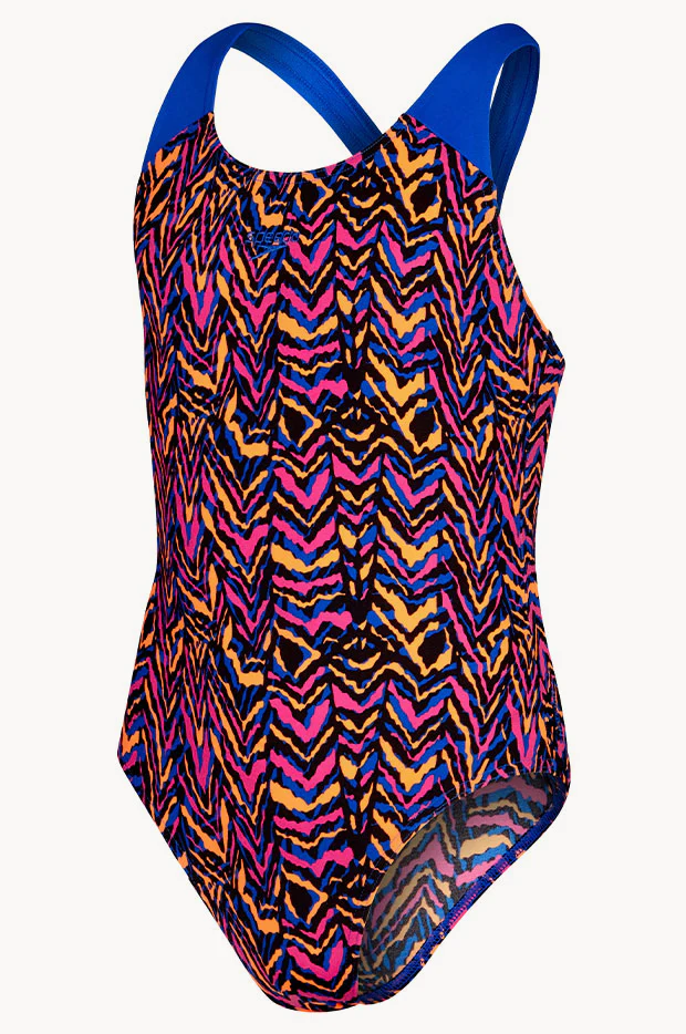 Girls Allover Tribal Splashback One Piece - Image 3