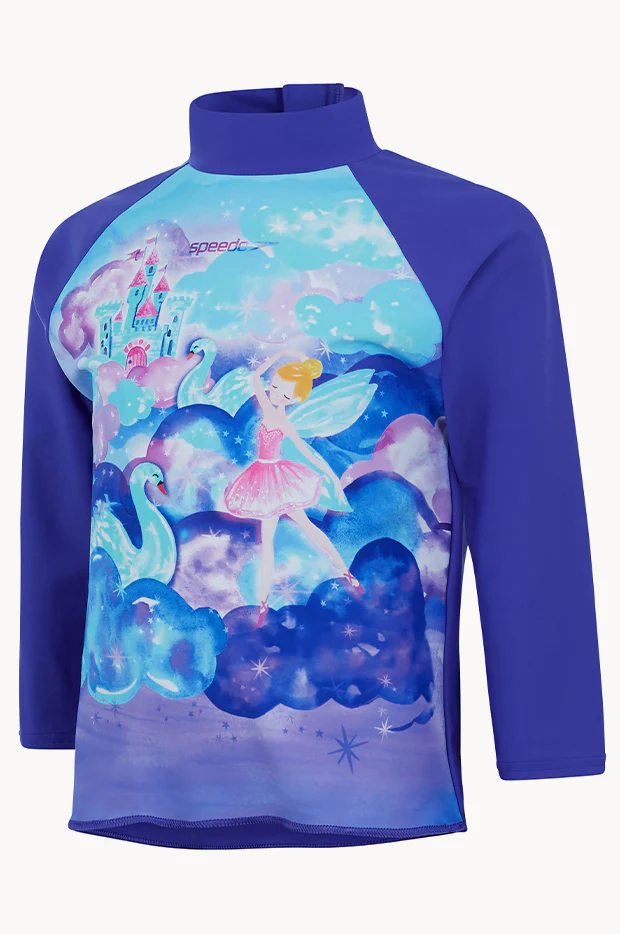 Girls Ballerina Long Sleeve Suntop - Image 4