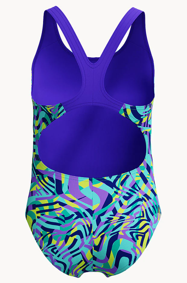 Girls Digital Allover Splashback One Piece - Image 2