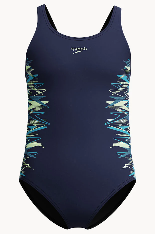 Girls Duo Logo Placement Muscleback One Piece