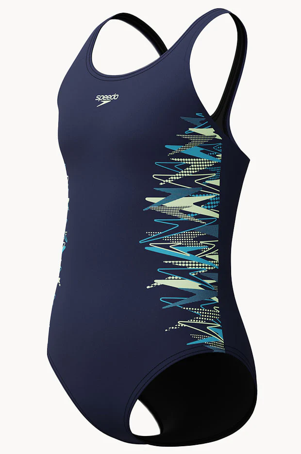 Girls Duo Logo Placement Muscleback One Piece - Image 3