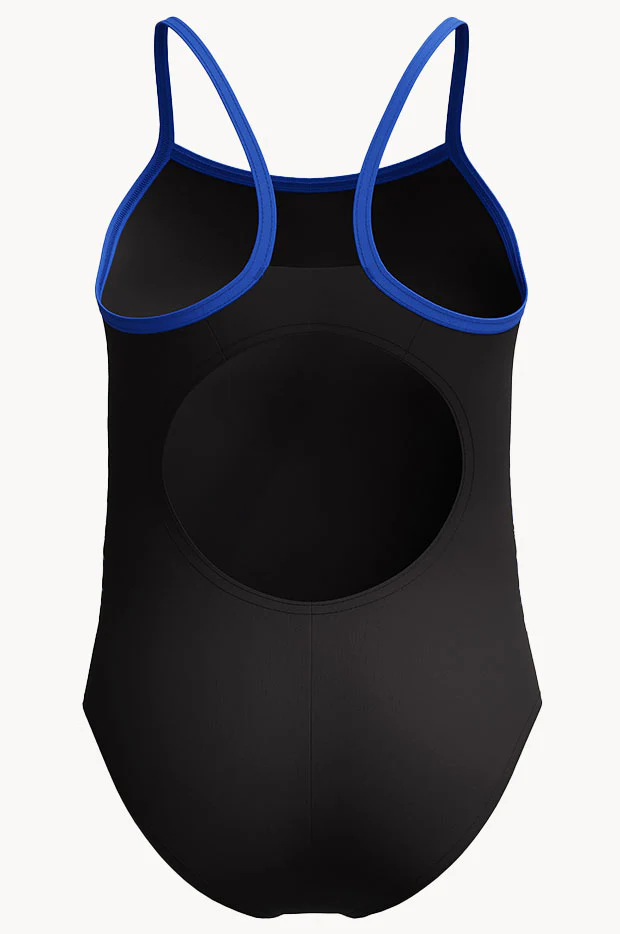 Girls Duo Logo Placement Thinstrap Muscleback One Piece - Image 2