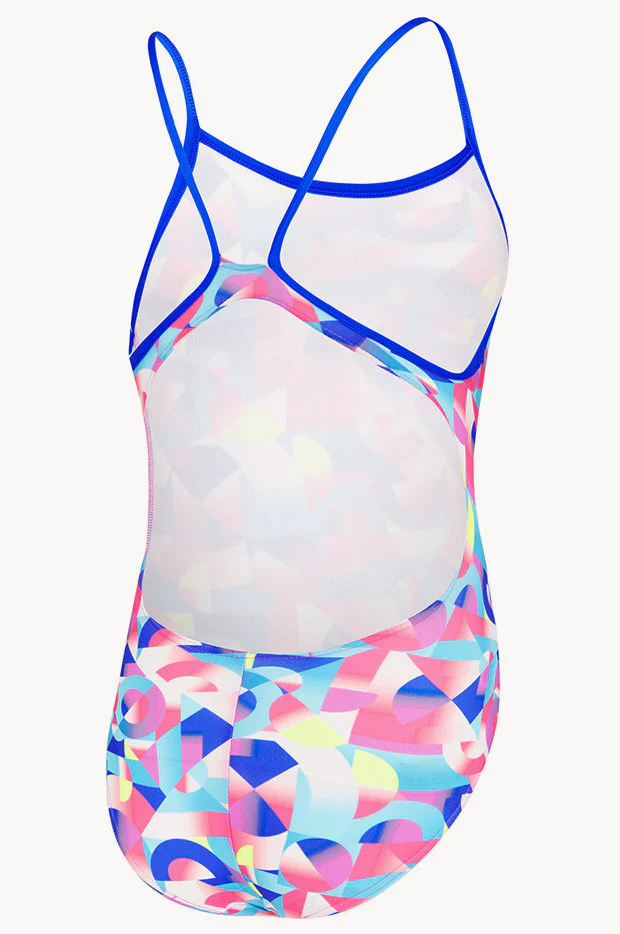 Girls Geo Thin Strap One Piece - Image 2