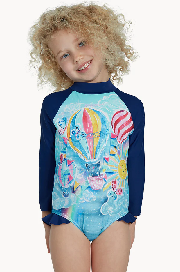 Girls Hot Air Balloon Sunsuit