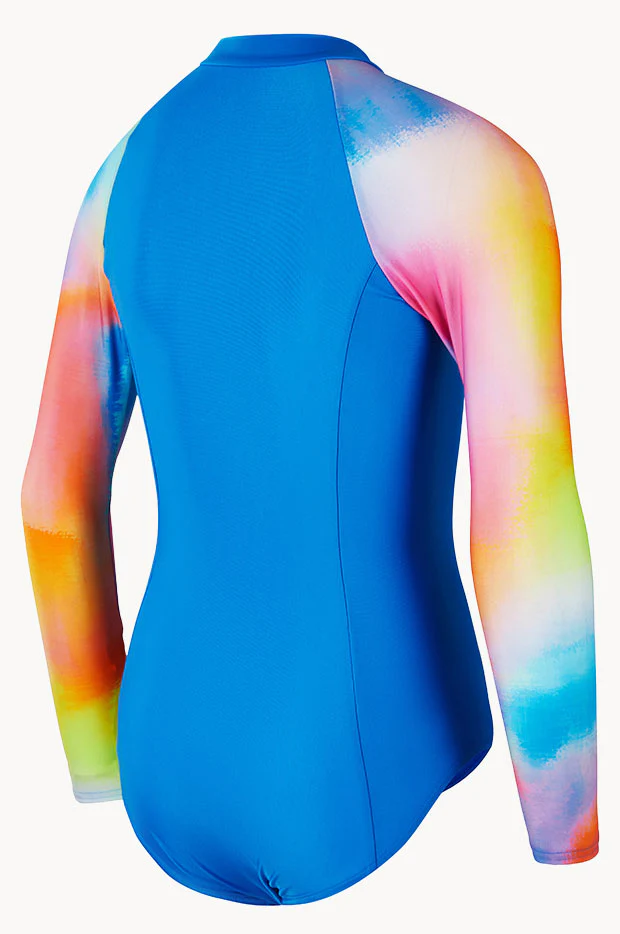 Girls Long Sleeve Sunsuit - Image 2