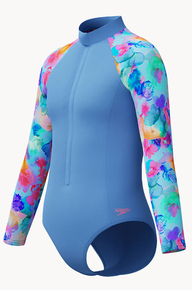 Girls Long Sleeve Sunsuit - Image 3