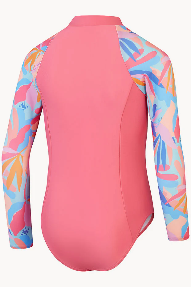 Girls Long Sleeve Sunsuit - Image 2