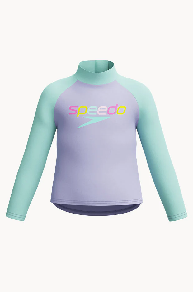 Girls Print Long Sleeve Suntop