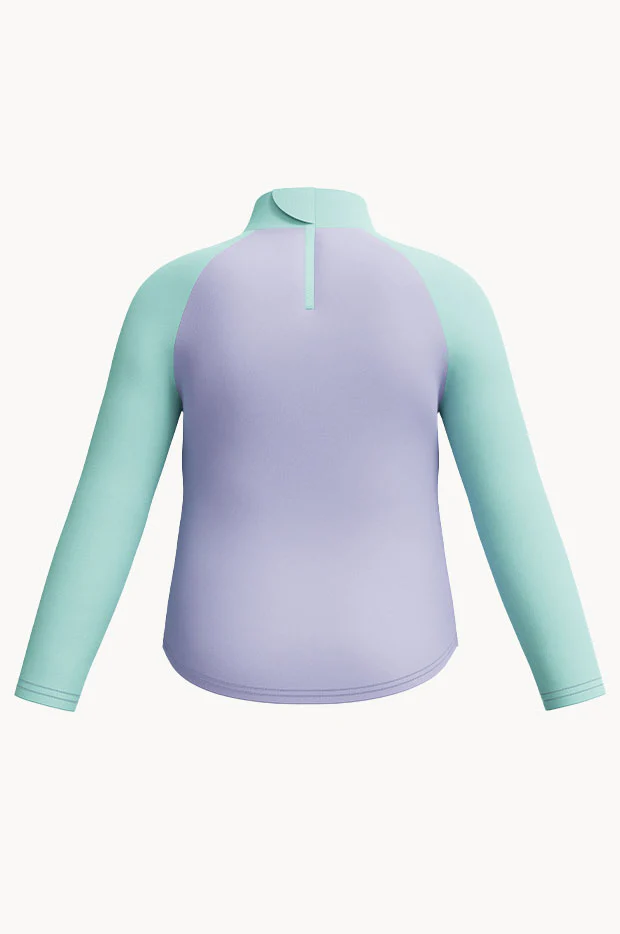 Girls Print Long Sleeve Suntop - Image 2