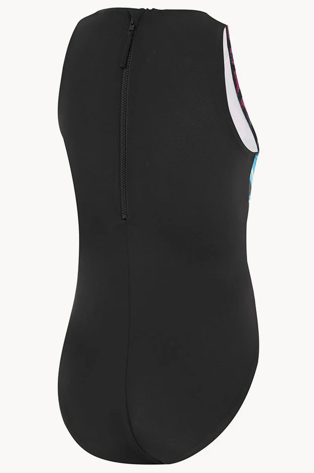 Girls Printed Hydrasuit One Piece - Image 2