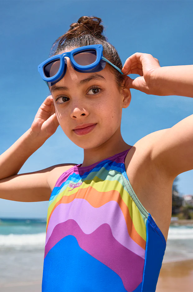 Girls Printed Pulseback One Piece - Image 3