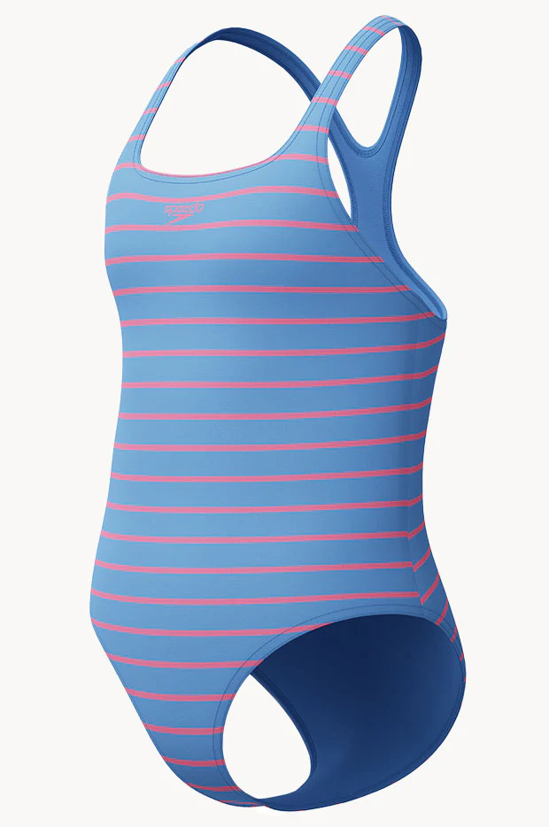 Girls Stripe Medalist One Piece - Image 3