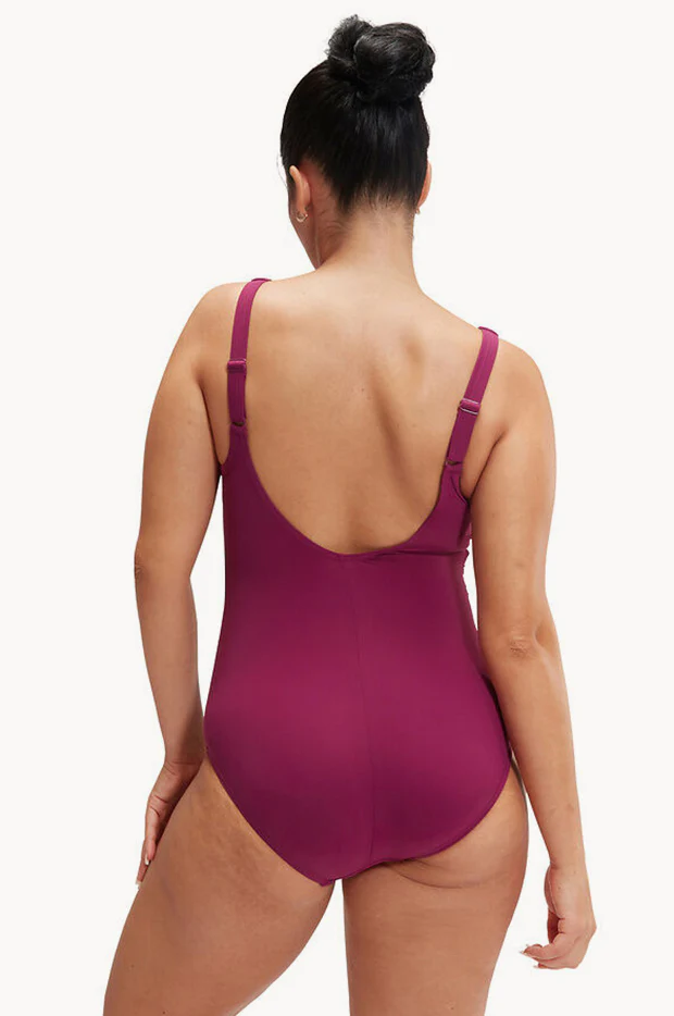 Maternity V Neck U Back One Piece - Image 2