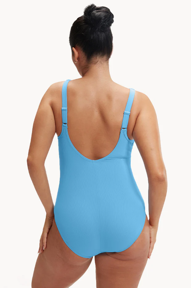 Maternity V Neck U Back One Piece - Image 2