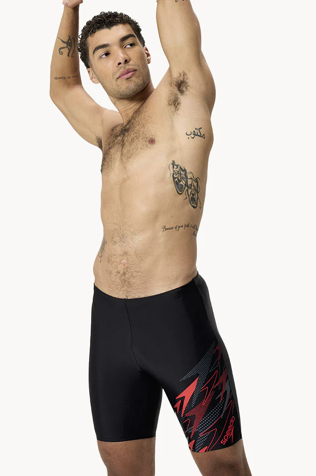 Mens Medley Logo Jammer - Image 3