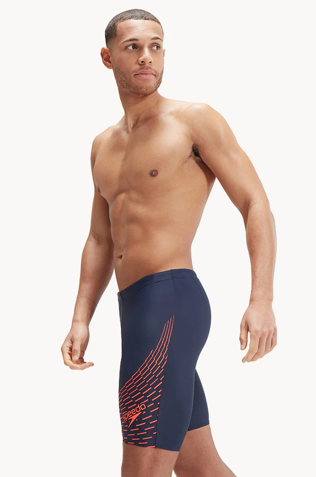 Mens Medley Logo Jammer - Image 2