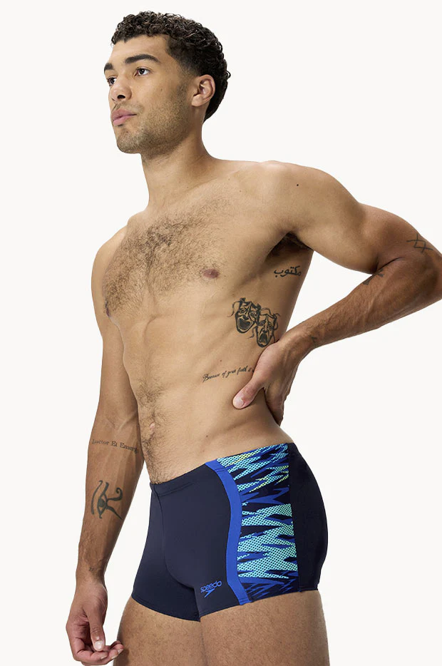 Mens Print Spliced Aquashort - Image 3