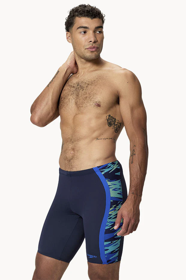 Mens Print Spliced Jammer - Image 3
