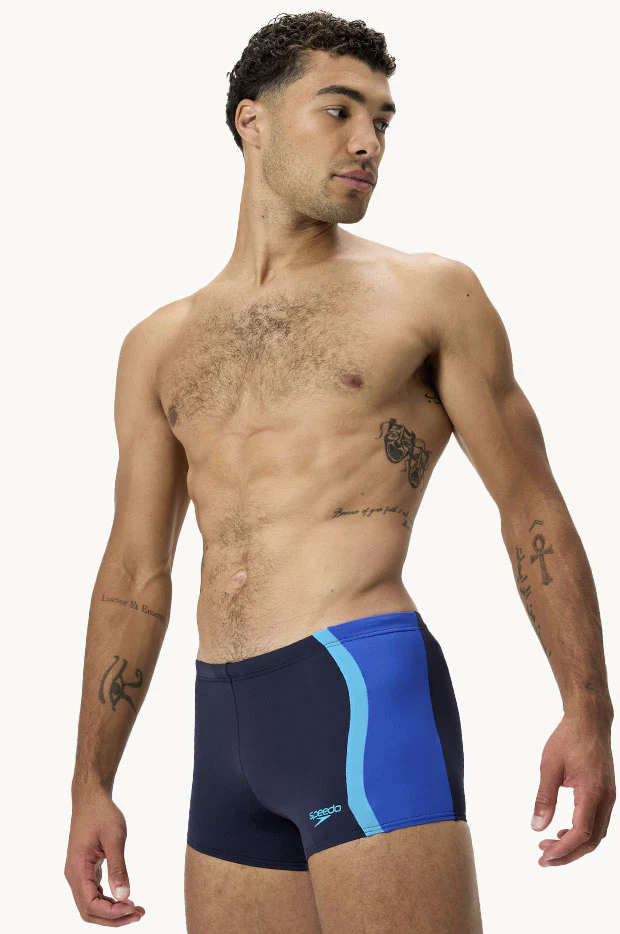 Mens Solid Spliced Aquashort - Image 3