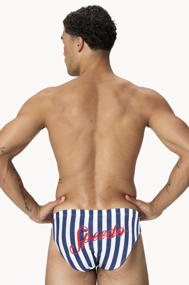Mens Stripe Brief - Image 2