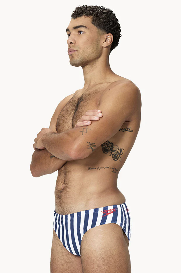 Mens Stripe Brief - Image 3