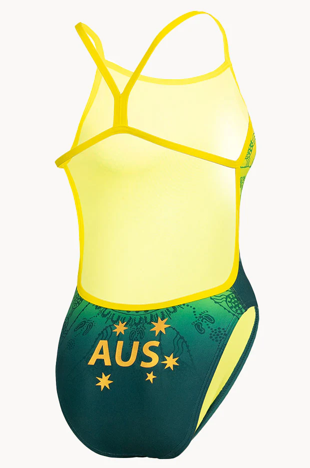 Paris Replica Printed V Back One Piece - Image 3