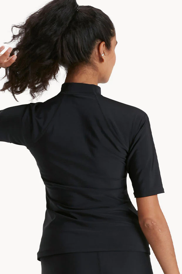 Plain Short Sleeve Suntop - Image 2