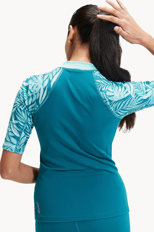 Printed Short Sleeve Suntop - Image 2