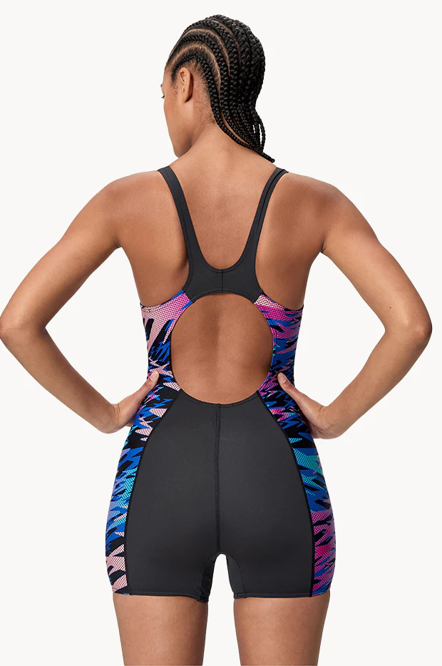 Printed Splice Legsuit One Piece - Image 2