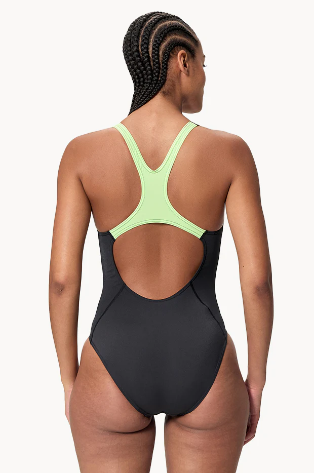 Solid Splice Medalist One Piece - Image 2