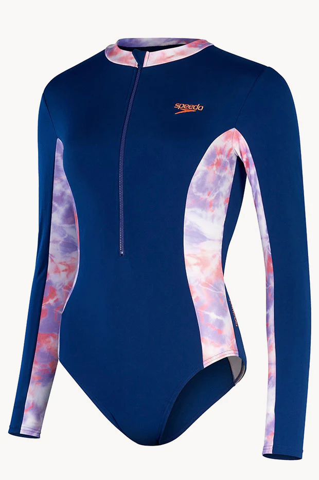 Tie Dye Long Sleeve Sunsuit - Image 7