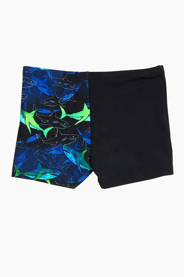 Toddler Boys Shark Aquashort - Image 2