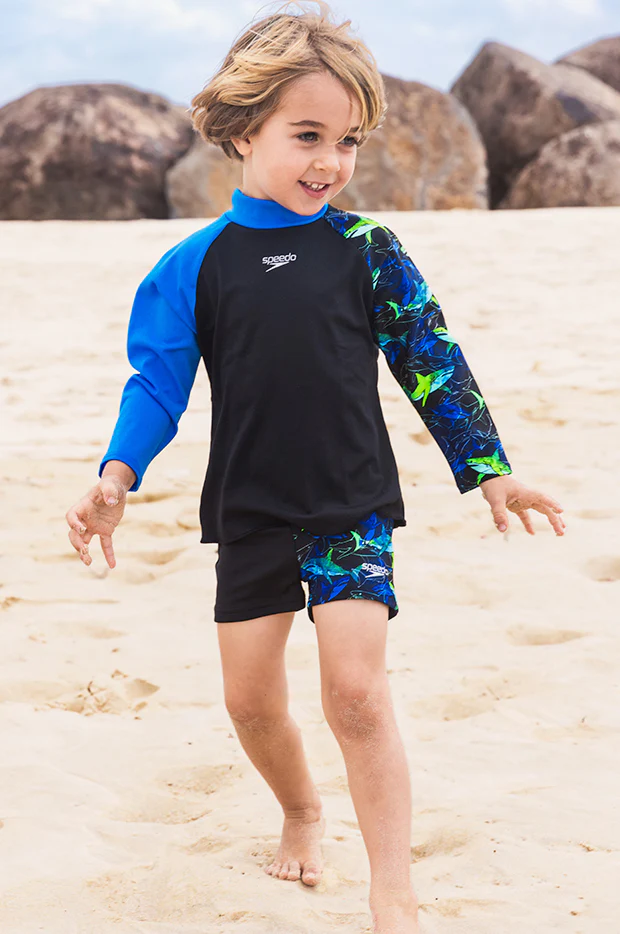 Toddler Boys Shark Aquashort - Image 3