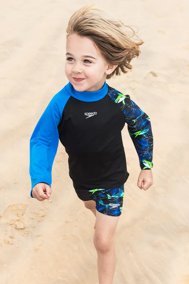 Toddler Boys Shark Suntop - Image 2