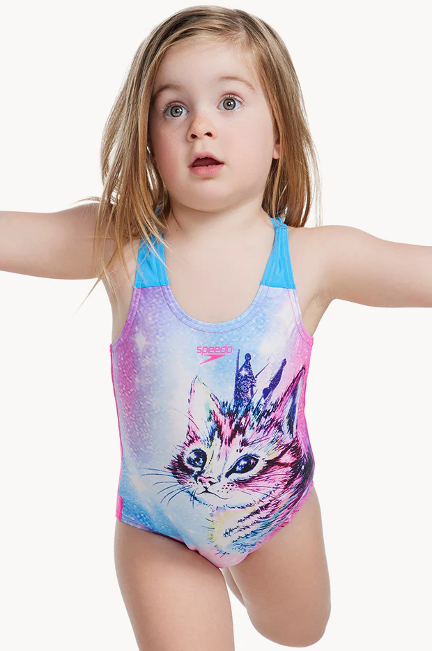 Toddler Girls Digital Printed One Piece