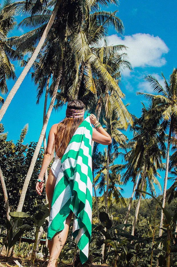 Stripe Cabana Microfibre Towel - Image 5