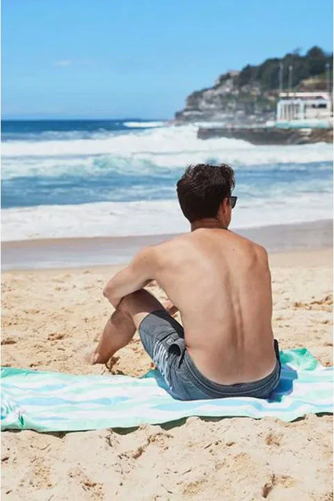 Stripe Summer Microfibre Towel - Image 2
