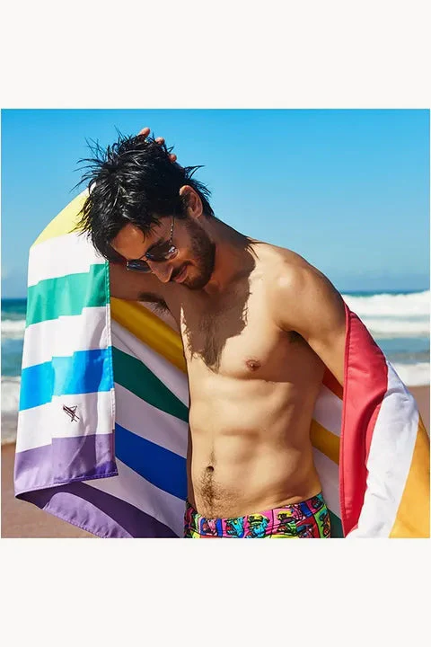 Stripe Summer Microfibre Towel - Image 4
