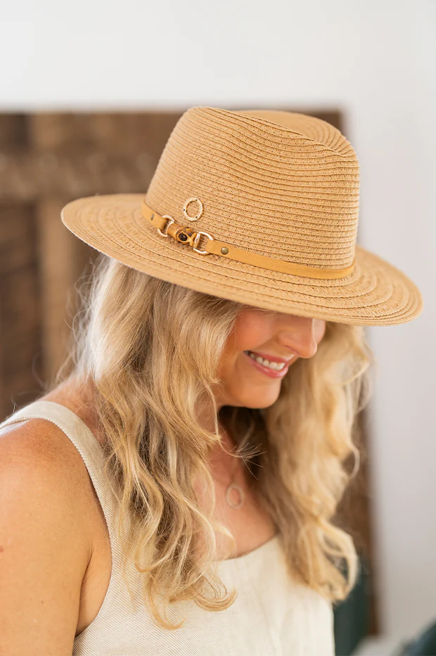 Bamboo Buckle Panama Hat - Image 3