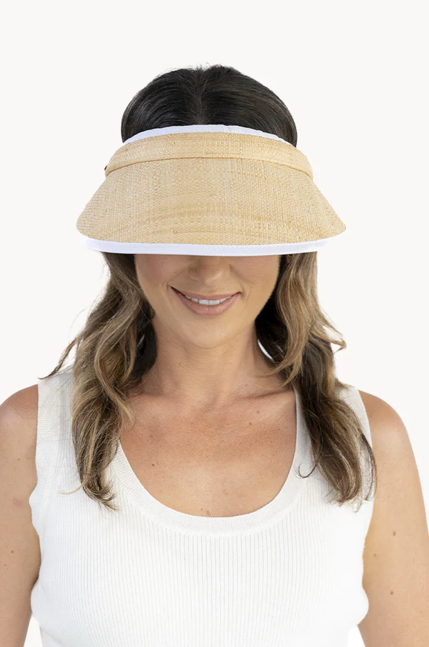 Raffia Push Visor - Image 4