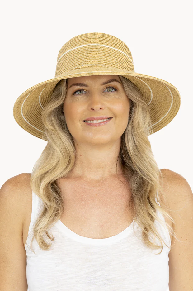Stripe Down Brim Hat - Image 3