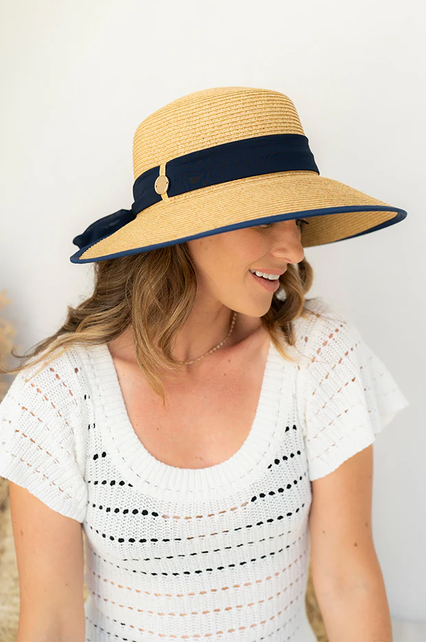 Tie Band Medium Brim Visor Cap - Image 4